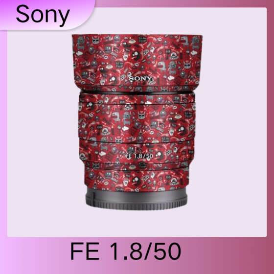 Lentes Sony  FE50F1.8  - Pele câmera, adesivo câmera - com alta resistência a arranhões, à prova d'água e com design elegante.